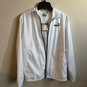 Puma Women's Essentials Solid Windbreaker Zip-Front Jacket